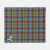 Scotts Norvel Tartan Kariert Fleecedecke (Vorderseite (Horizontal))