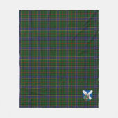 Scotts Ogilvie Hunting Tartan Kariert Fleecedecke (Vorderseite)