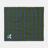 Scotts Ogilvie Hunting Tartan Kariert Fleecedecke (Vorderseite (Horizontal))