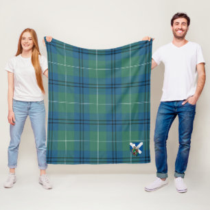 Scotts Oliphant Ancient Tartan Kariert Fleecedecke