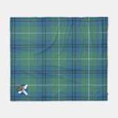 Scotts Oliphant Ancient Tartan Kariert Fleecedecke (Vorderseite (Horizontal))