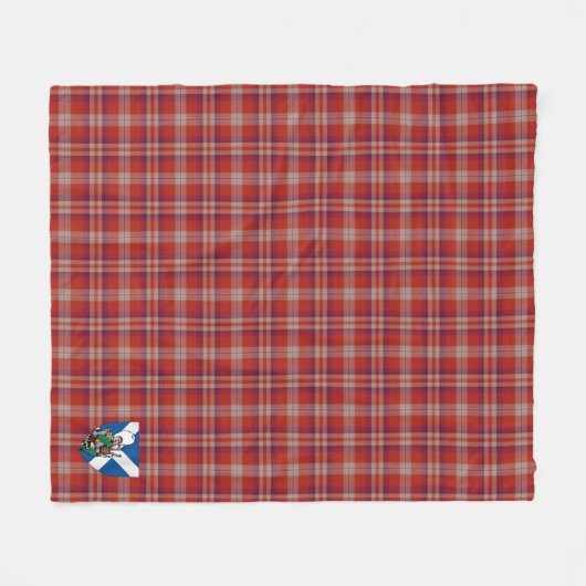 Scotts Pennington Tartan Kariert Fleecedecke (Vorderseite (Horizontal))