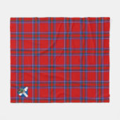 Scotts Rait Tartan Karo Fleecedecke (Vorderseite (Horizontal))