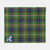 Scotts Reid Green Tartan Kariert Fleecedecke (Vorderseite (Horizontal))