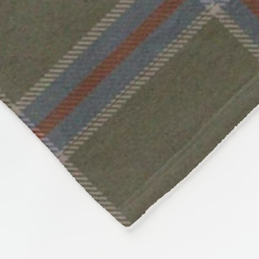 Scotts Renn Faire Tartan Kariert Fleecedecke (Ecke)
