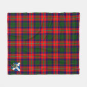 Scotts Riddell Tartan Kariert Fleecedecke (Vorderseite (Horizontal))