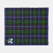 Scotts Russell Tartan Kariert Fleecedecke (Vorderseite (Horizontal))