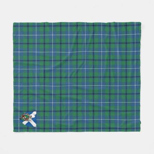 Scotts Sandilands Ancient Tartan Kariert Fleecedecke (Vorderseite (Horizontal))
