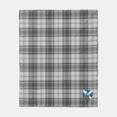 Scotts Sandilands Gray Tartan Kariert Fleecedecke (Vorderseite)