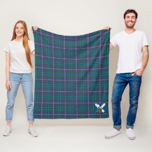Scotts Sandilands Modern Tartan Kariert Fleecedecke