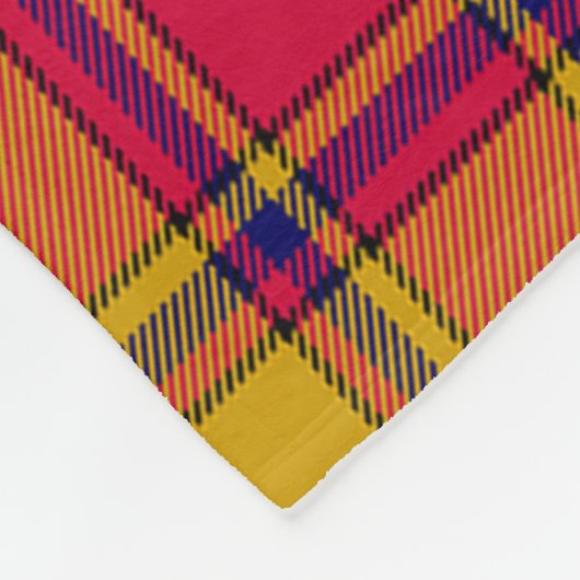 Scotts Scrymgeour Tartan Kariert Fleecedecke (Ecke)