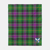 Scotts Selkirk Tartan Kariert Fleecedecke (Vorderseite)
