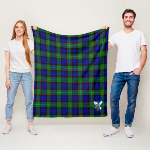 Scotts Sempill Modern Tartan Kariert Fleecedecke