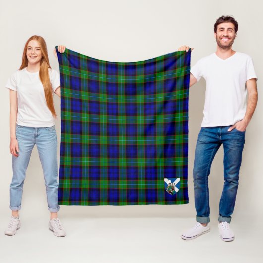 Scotts Sempill Modern Tartan Kariert Fleecedecke (Beispiel)