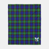 Scotts Sempill Modern Tartan Kariert Fleecedecke (Vorderseite)