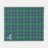 Scotts Shaw Ancient Tartan Kariert Fleecedecke (Vorderseite (Horizontal))