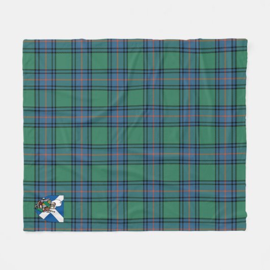 Scotts Shaw Ancient Tartan Kariert Fleecedecke (Vorderseite (Horizontal))