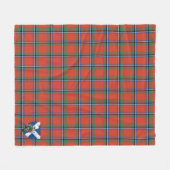 Scotts Sinclair Alter Plaid Tartan Fleecedecke (Vorderseite (Horizontal))