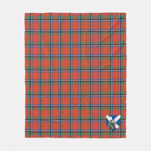 Scotts Sinclair Ancient Tartan Kariert Fleecedecke (Vorderseite)