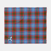 Scotts Skirving Tartan Kariert Fleecedecke (Vorderseite (Horizontal))