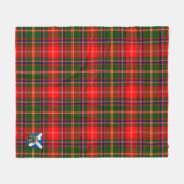Scotts Somerville Tartan Kariert Fleecedecke (Vorderseite (Horizontal))