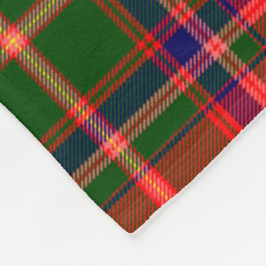 Scotts Somerville Tartan Kariert Fleecedecke (Ecke)