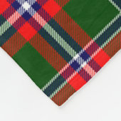 Scotts Spens Tartan Kariert Fleecedecke (Ecke)