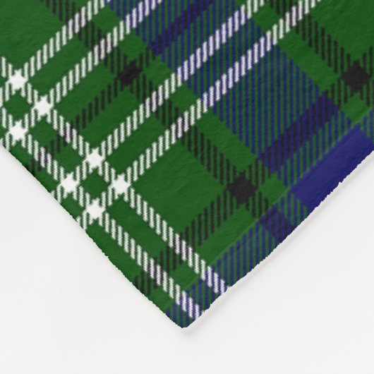 Scotts Spottiswood Tartan Kariert Fleecedecke (Ecke)