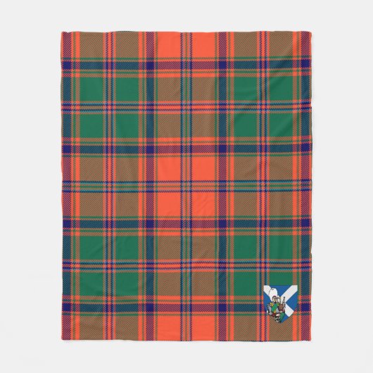 Scotts Stewart of Appin Ancient Tartan Kariert Fleecedecke (Vorderseite)