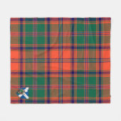Scotts Stewart of Appin Ancient Tartan Kariert Fleecedecke (Vorderseite (Horizontal))