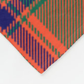 Scotts Stewart of Appin Ancient Tartan Kariert Fleecedecke (Ecke)