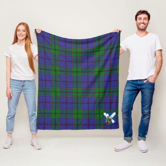 Scotts Strachan Tartan Kariert Fleecedecke (Beispiel)
