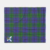 Scotts Strachan Tartan Kariert Fleecedecke (Vorderseite (Horizontal))