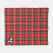 Scotts Stuart von Bute Tartan Kariert Fleecedecke (Vorderseite (Horizontal))