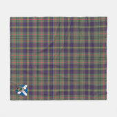 Scotts Taylor Weathered Tartan Kariert Fleecedecke (Vorderseite (Horizontal))