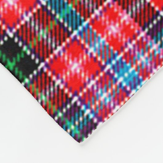 Scotts Udny Tartan Kariert Fleecedecke (Ecke)