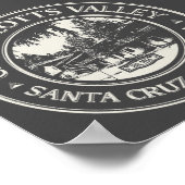 SCOTTS VALLEY - SANTA CRUZ CALIFORNIA POSTER (Ecke)