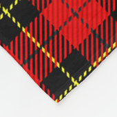 Scotts Wallace Tartan Kariert Fleecedecke (Ecke)