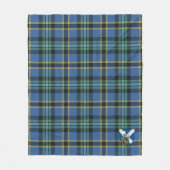 Scotts Weir Ancient Tartan Kariert Fleecedecke (Vorderseite)