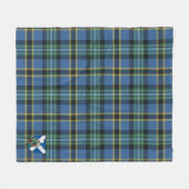 Scotts Weir Ancient Tartan Kariert Fleecedecke (Vorderseite (Horizontal))