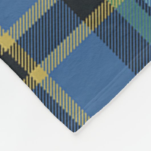 Scotts Weir Ancient Tartan Kariert Fleecedecke (Ecke)