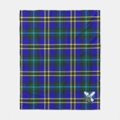 Scotts Weir Modern Tartan Kariert Fleecedecke (Vorderseite)