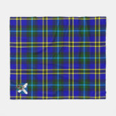Scotts Weir Modern Tartan Kariert Fleecedecke (Vorderseite (Horizontal))