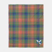 Scotts Wilson Tartan Karo Fleecedecke (Vorderseite)