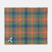 Scotts Wilson Tartan Karo Fleecedecke (Vorderseite (Horizontal))