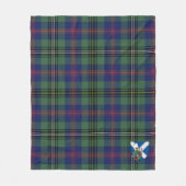 Scotts Wood Tartan Kariert Fleecedecke (Vorderseite)