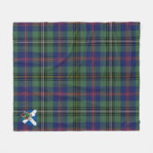 Scotts Wood Tartan Kariert Fleecedecke (Vorderseite (Horizontal))