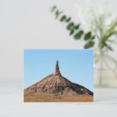 Scottsbluff Nebraska Chimney Rock Spire Postkarte (Stehend Vorderseite)