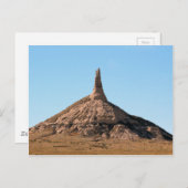 Scottsbluff Nebraska Chimney Rock Spire Postkarte (Vorne/Hinten)