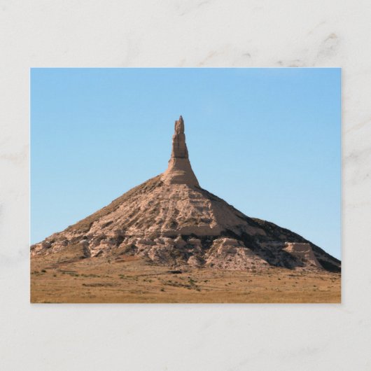 Scottsbluff Nebraska Chimney Rock Spire Postkarte (Vorderseite)